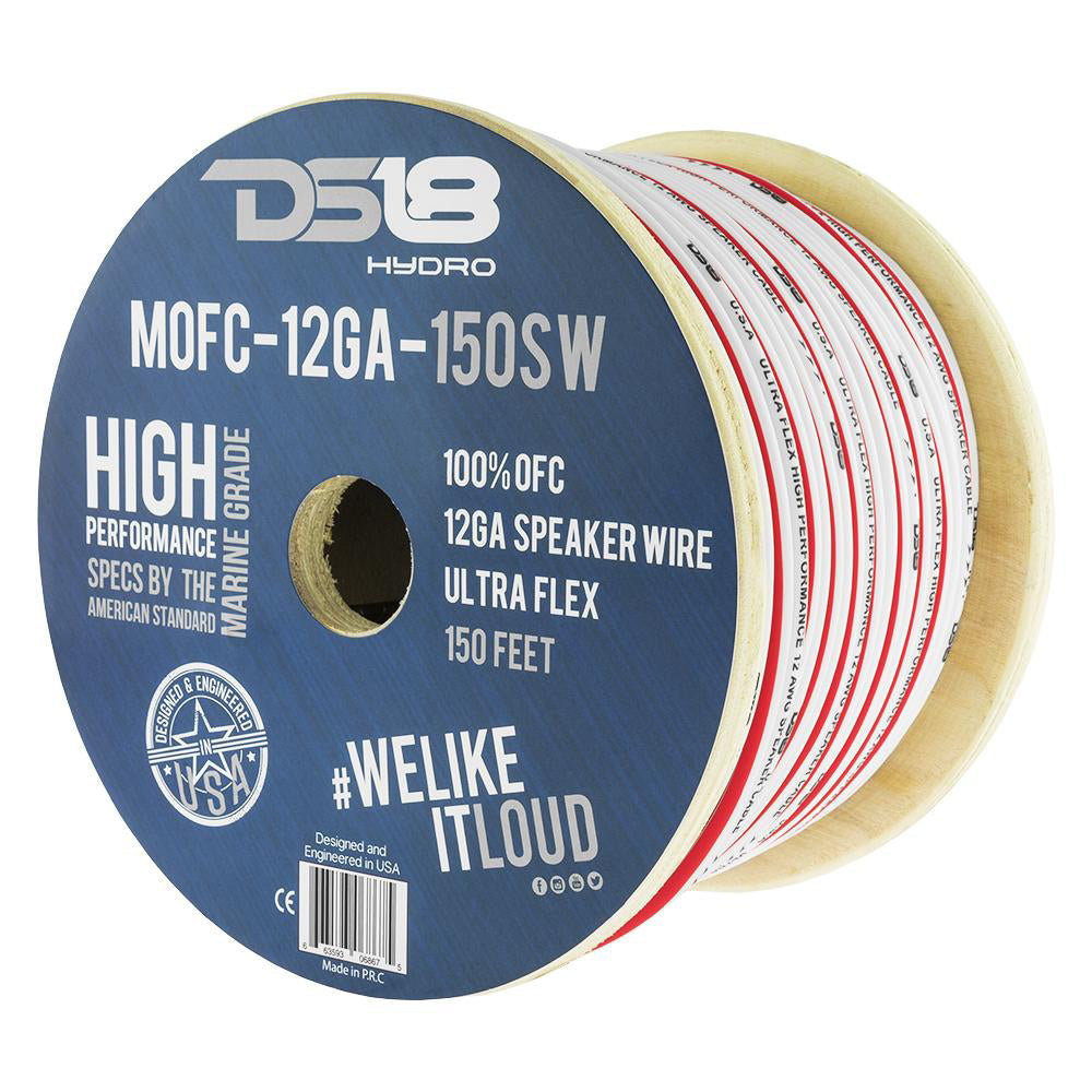 DS18 - HYDRO Marine Grade OFC Speaker Wire - 150 Feet