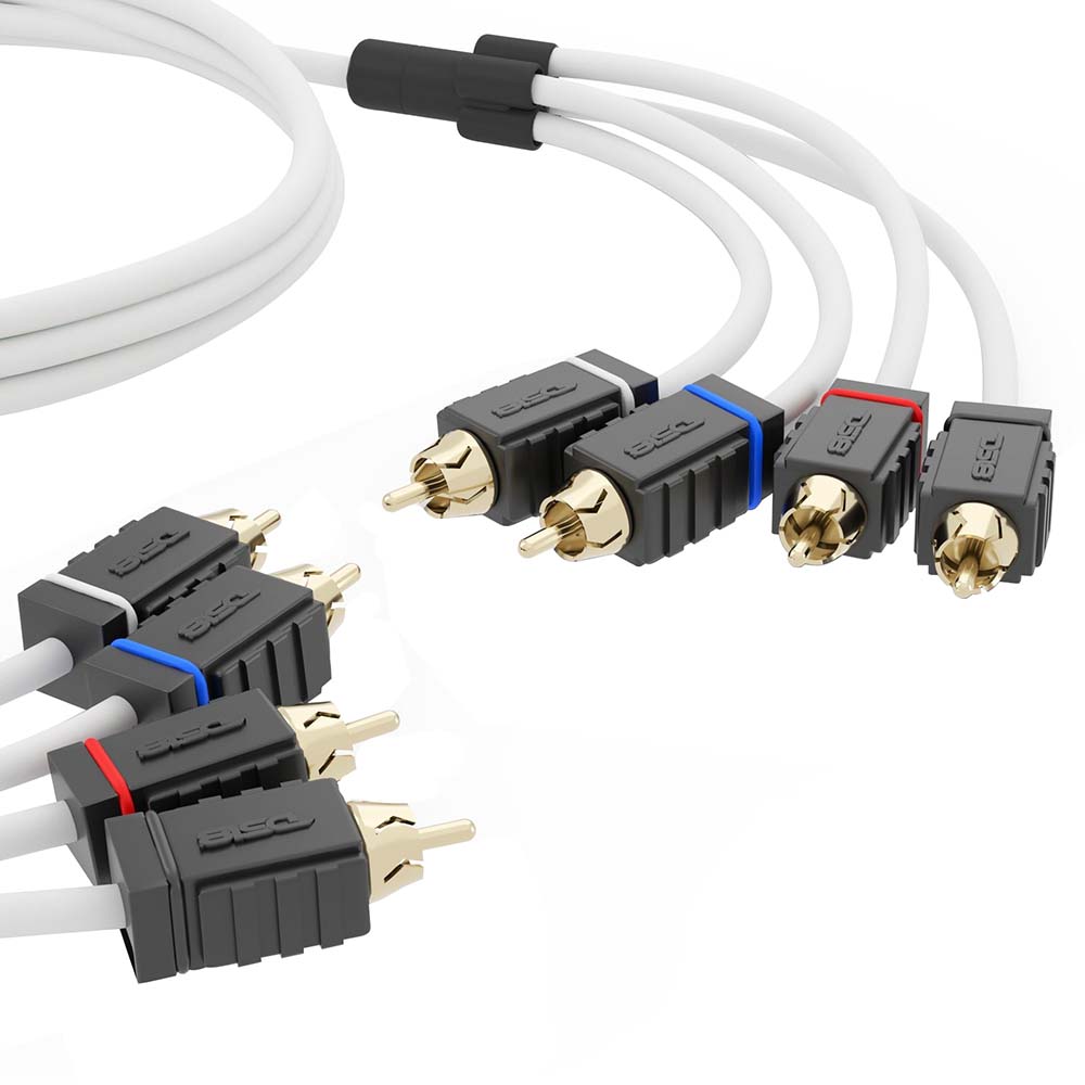DS18 - Marine Tinned OFC RCA Cable - 4 Channel