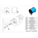 Albin - Marine Premium Water Heater - 120V