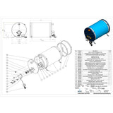 Albin - Marine Premium Water Heater - 120V