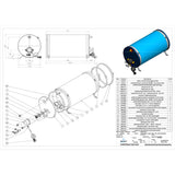 Albin - Marine Premium Water Heater - 120V