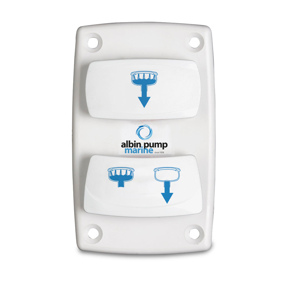 Albin - Marine Control Rocker Switch - Silent Electric Toilet