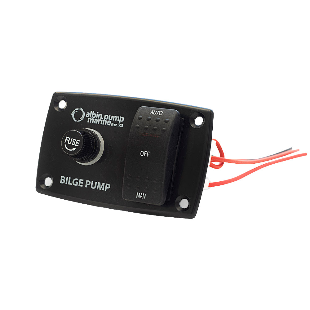 Albin - Bilge Pump Panel - 12/24V, 3-Way