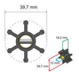 Albin Pump Marine - Premium Impeller - 6 Blade