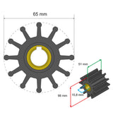Albin Pump Marine - Premium Impeller - 12 Blade