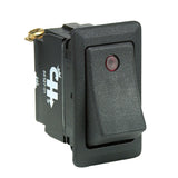 Cole Hersee - Sealed Rocker Switch - Small Round Pilot Lights, SPST On-Off