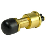 Cole Hersee - Heavy Duty Push Button Switch - Rubber Cap, SPST, Off-On, 2 Screw, 35A