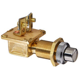 Cole Hersee - Heavy Duty Push Button Switch - Gasket Seal, SPST, Off-On, 2 Screw, 10A