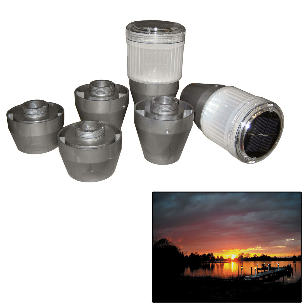 Dock Edge - Postlite Solar LED Post Light - 2pk