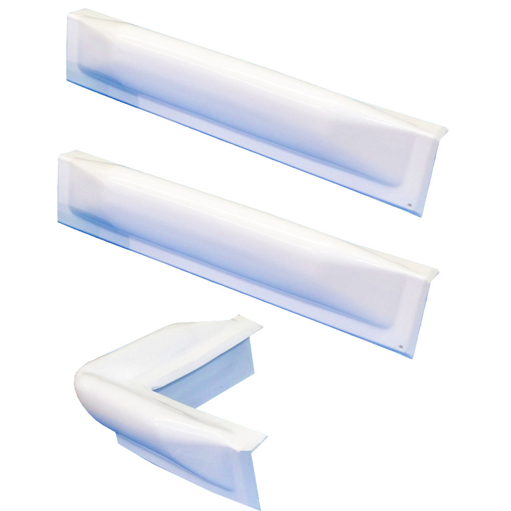 Dock Edge - 3 Piece Dock Bumper Kit - 1 Corner Piece, 2 18" Straight Pieces