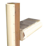 Dock Edge - Piling Bumper - One End Capped, 6', Beige