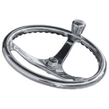 Edson Marine - Comfort Grip Powerwheel Steering Wheel - PowerKnob, Stainless Steel