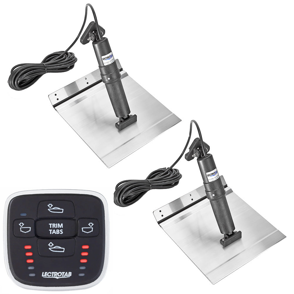 Lectrotab - XKA Alloy Trim Tab Kit - Aluminium, Manual Leveling Control