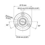 Glomex Marine Antennas - Stainless Steel Straight Mount