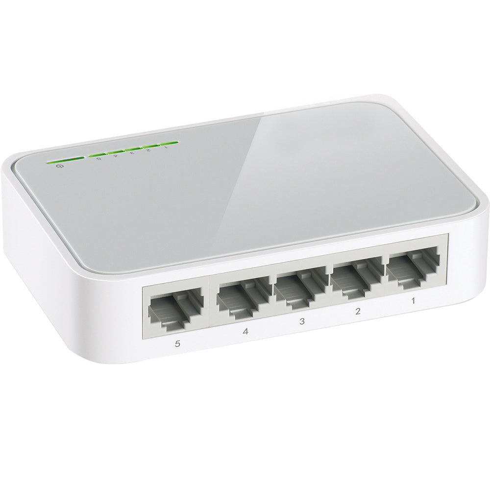 Glomex Marine Antennas - Desktop Switch - 5-Port, 10/100Mbps