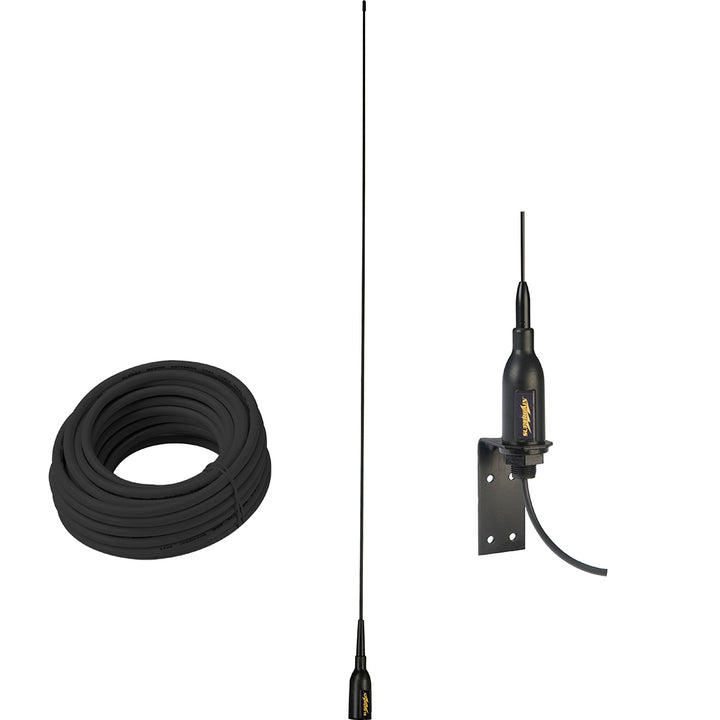 Glomex Marine Antennas - AIS Antenna - With Supplied "L" Bracket, 66' Coax Cable