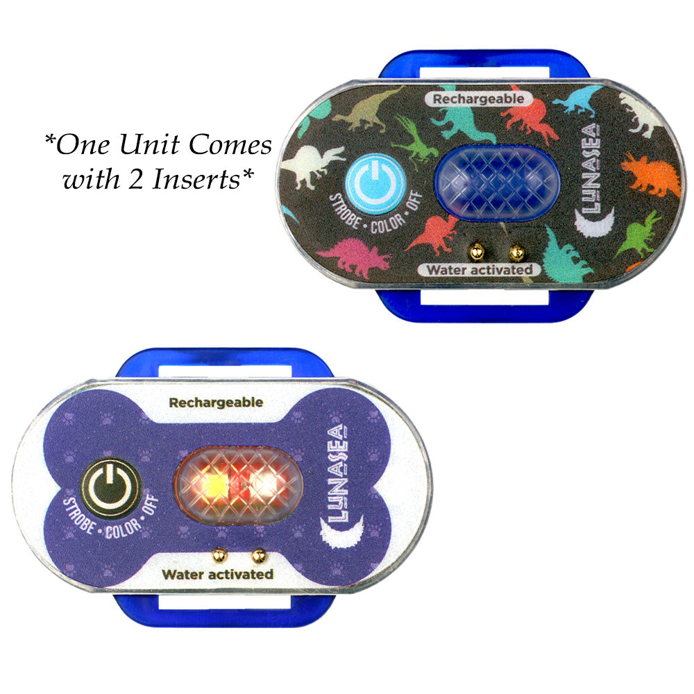 Lunasea - Child/Pet Safety Water Activated Strobe Light - Blue Attention Light
