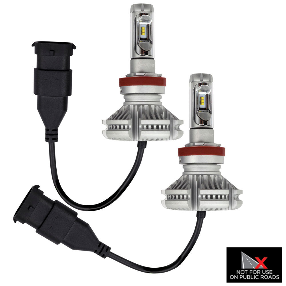 HEISE LED Lighting Systems - H11 LED Headlight Kit - Single Beam, 25W, 6000lm, IP67