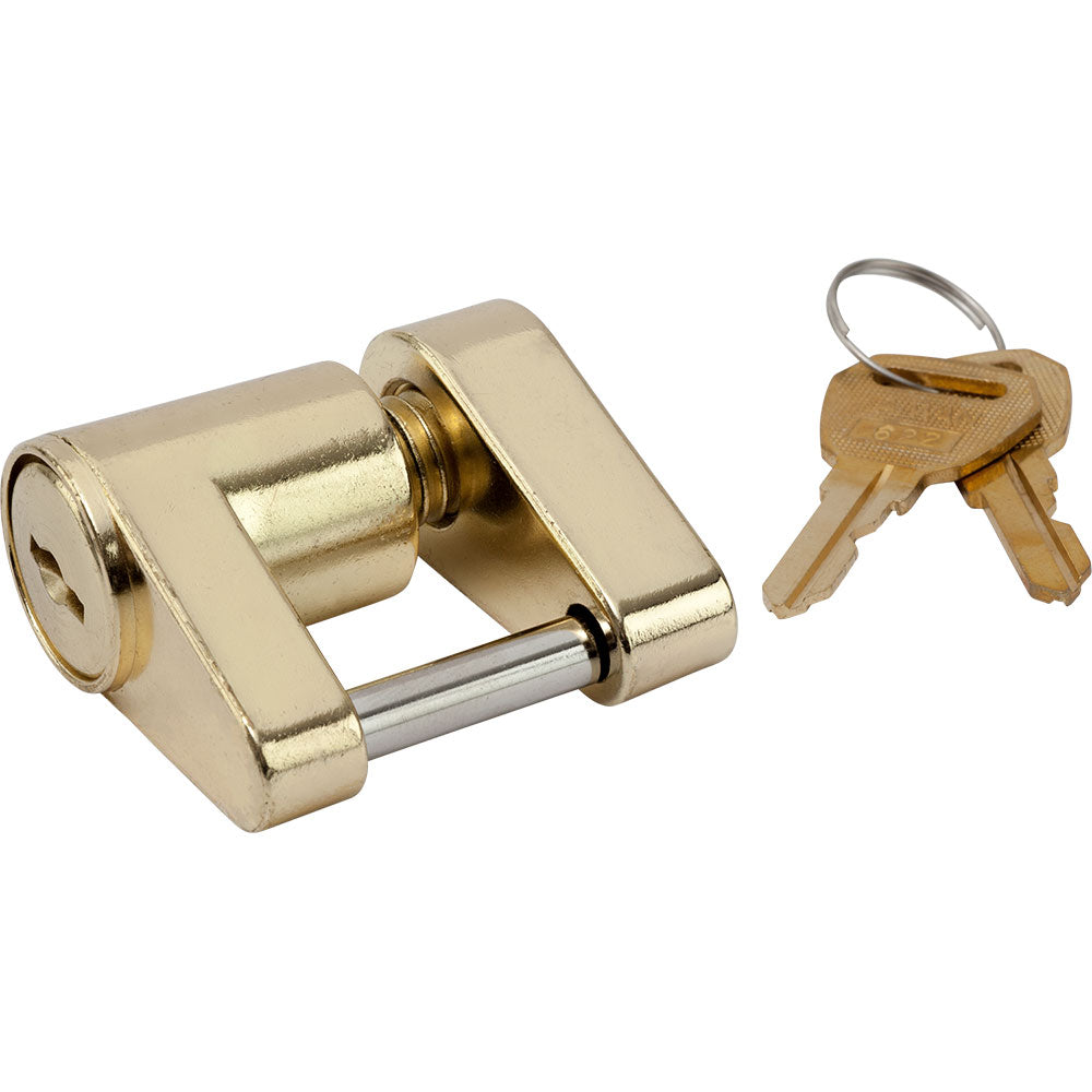 Sea-Dog - Brass Plated Coupler Lock - 2 Piece