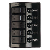 Sea-Dog - Circuit Breaker Panel - 5 Circuit, Wave Style, Nylon