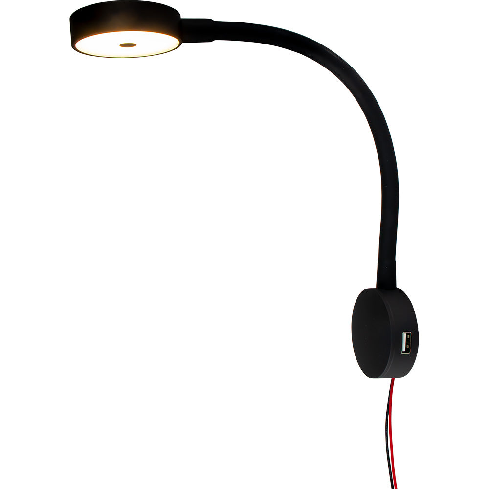 Sea-Dog - LED Flex Neck Light - USB Socket, Red/White Light