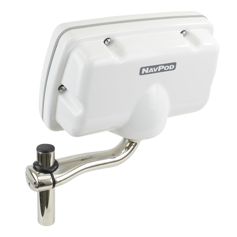 NavPod - RailMount Pre-Cut - For Simrad NSS9 evo3, Zeus3 9 Fits 1", 1.25" Tubing