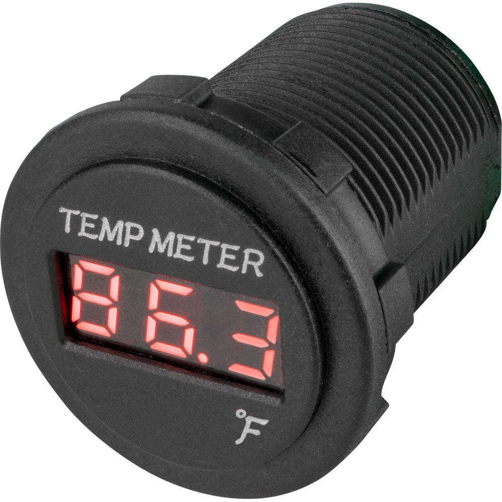 Sea-Dog - Round LED Temperature Meter - Red LED