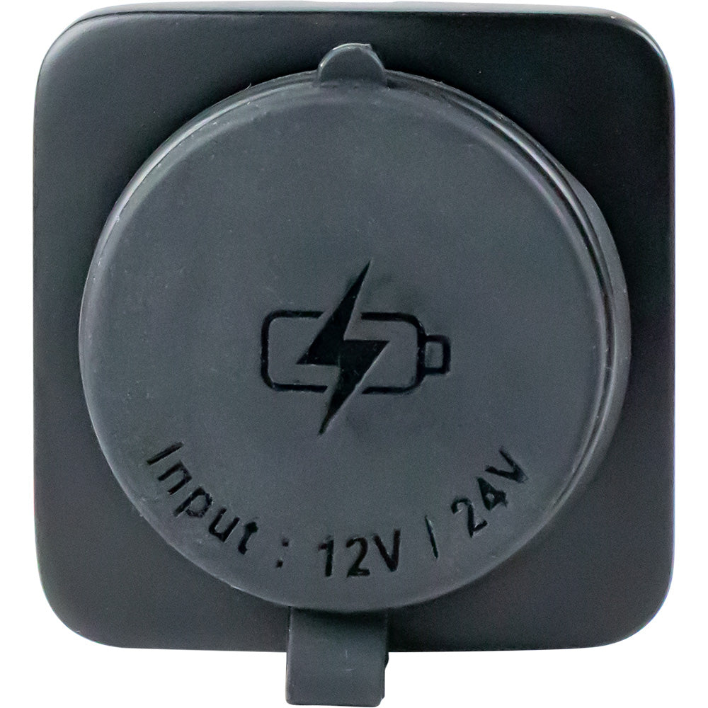 Sea-Dog - Square Surface Mount Power Socket - USB A, USB C