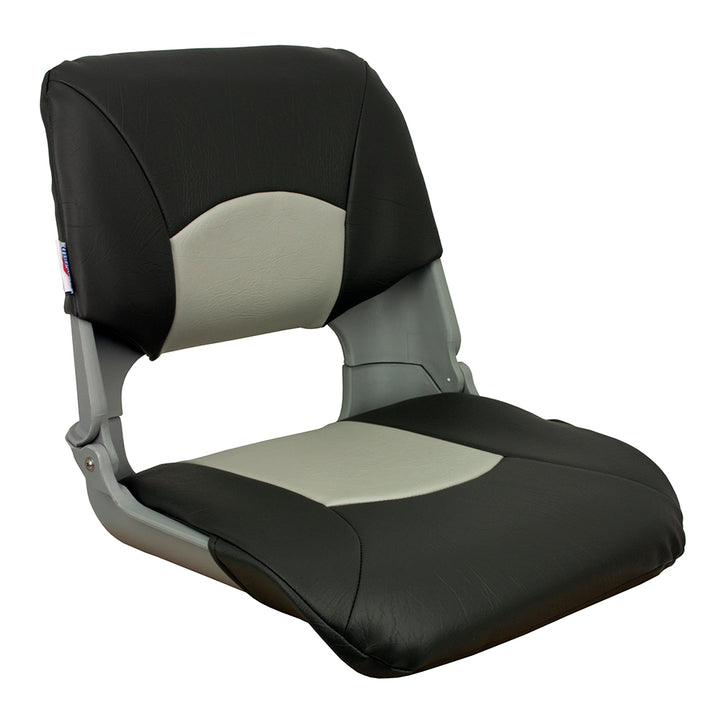 Springfield Marine - Skipper Standard Folding Seat - Grey, Charcoal