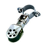 Wichard Marine - Stainless Steel Single Block - 25mm Sheave Diameter - For 25mm Stanchion Pivoting