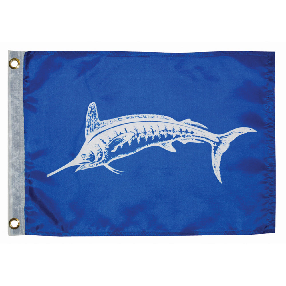 Taylor Made - White Marlin Flag - 12" x 18"