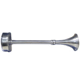 Schmitt Marine - Standard Single Trumpet Horn - 12V, Stainless Exterior