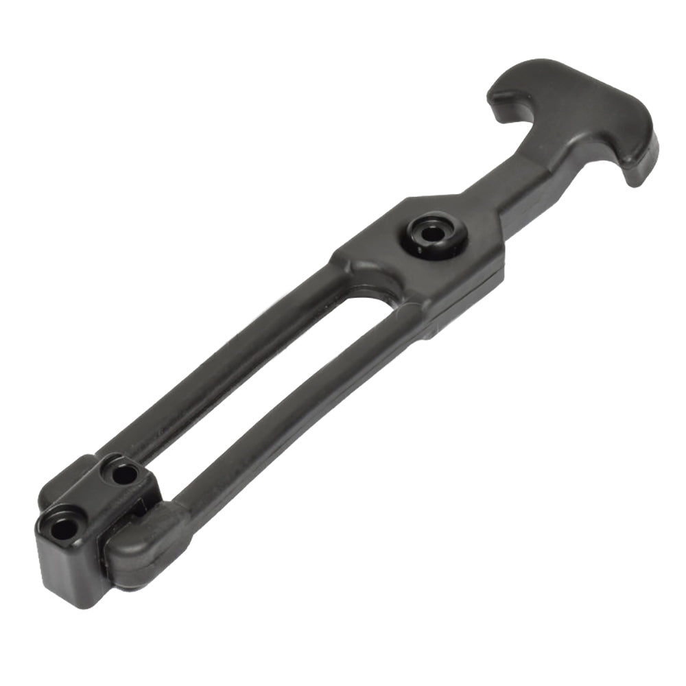 Southco - T-Handle Latch - With Keeper, Pull Draw Front Mount Black Flexible Rubber