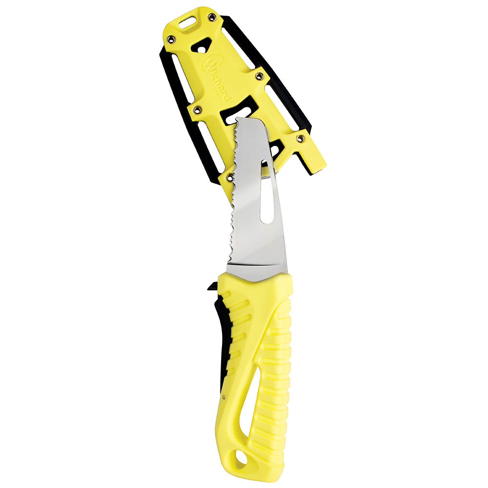 Wichard Marine - Offshore Rescue Knife Fixed Blade - Fluorescent