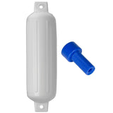 Polyform - G-4 Twin Eye Fender - 6.5" x 22", with Adapter
