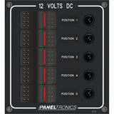 Paneltronics - Waterproof Panel Circuit Breaker - DC, Illuminated Rocker Switch