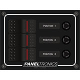 Paneltronics - Waterproof Circuit Breaker Panel - DC Illuminated Rocker Switch, Fuse