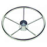 Schmitt Marine - 170 Finger Grip Destroyer - 5-Spoke, Stainless Steel Cap 3/4" Tapered Shaft, with Knob