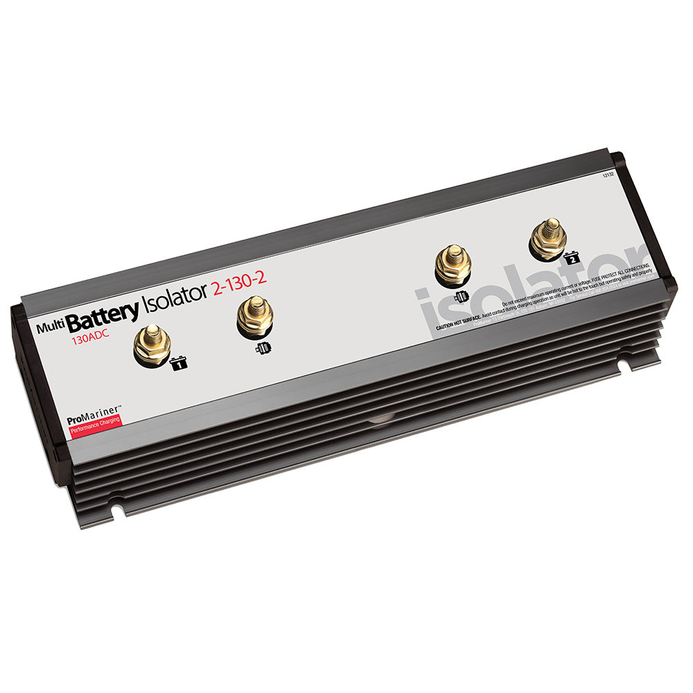 ProMariner - Battery Isolator - 130 AMP, 2 Alternator, 2 Battery