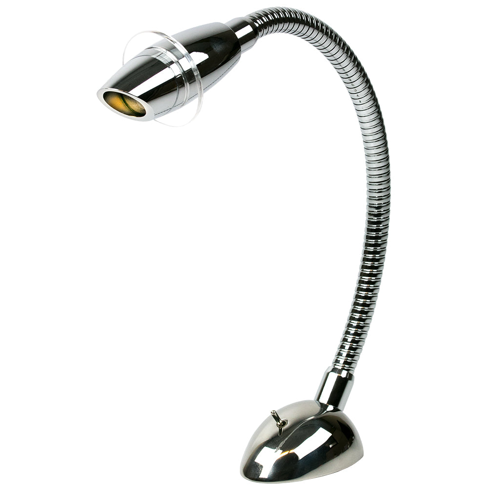 Sea-Dog - LED Reading Light - With Switch, Deluxe Flexible, Stainless Steel, 12-28V