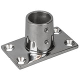 Sea-Dog - Rail Base Fitting Rectangular Base - 90°, Stainless Steel, 1-11/16" x 3"