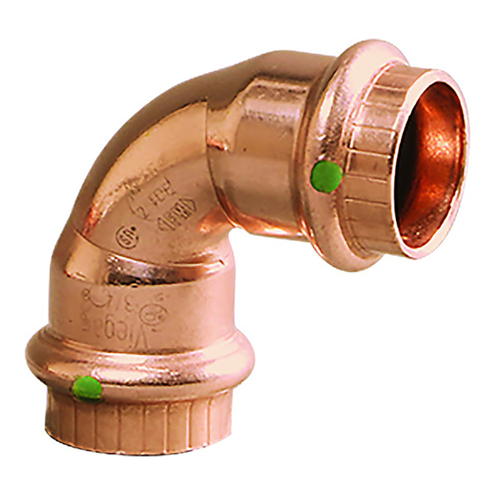 Viega - ProPress 90" Copper Elbow - Double Press Connection