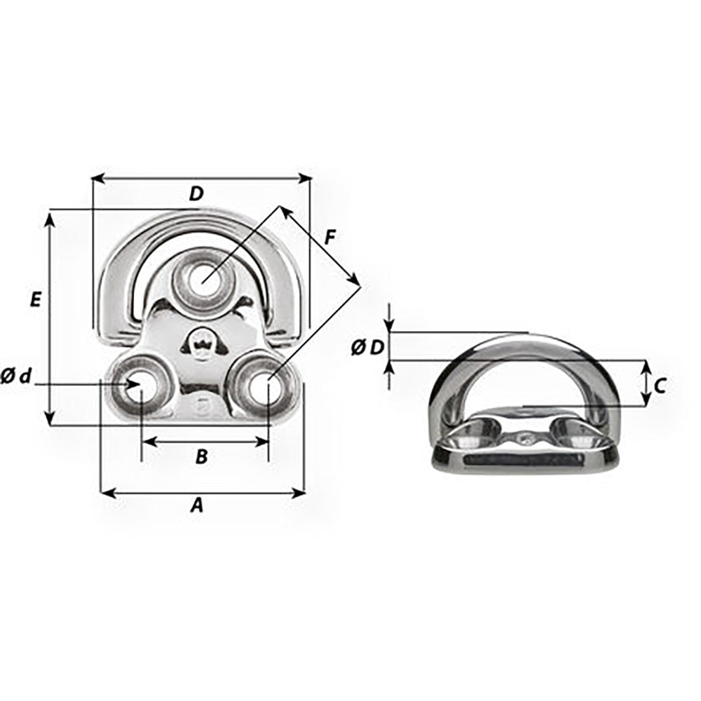 Wichard Marine - Folding Pad Eye