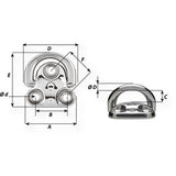 Wichard Marine - Folding Pad Eye