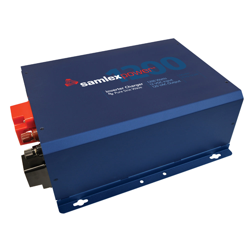 Samlex America - Evolution F Series Pure Sine Wave Inverter/Charger - 1200W, 120V, 12V Input & 40 Amp Charger