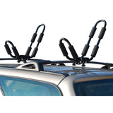 Attwood Marine Kayak Roof Rack Mount, Fits Existing Roof Racks, J-Style, 120 lb Capacity, 2 Straps