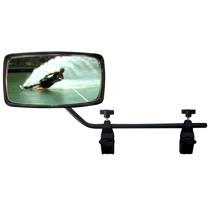 Attwood Marine Clamp-On Ski Mirror, Universal Mount, Fits up to 1/2 in Window Frames
