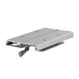 Attwood Marine Swivl-Eze Deck Mounted Seat Slide, For Stamped/Welded or Cast Seat Mounts, 1-5/8 in Height, Aluminum, Front Control