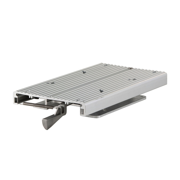 Attwood Marine Swivl-Eze Deck Mounted Seat Slide, For Stamped/Welded or Cast Seat Mounts, 1-5/8 in Height, Aluminum, Front Control
