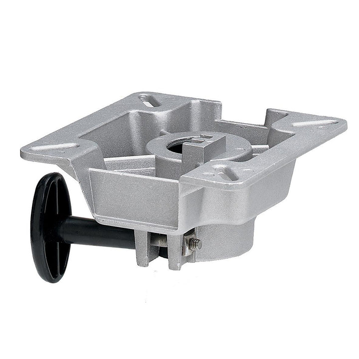 Attwood Marine SWIVL-EZE LakeSport Seat Mount, For 2-3/8 in D Posts, Friction Control, Aluminum, 3 Degree Tilt